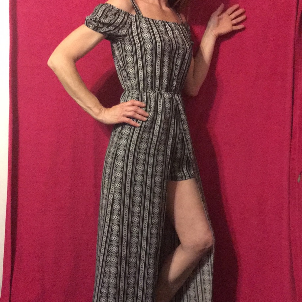 Summer dress with built in shorts.